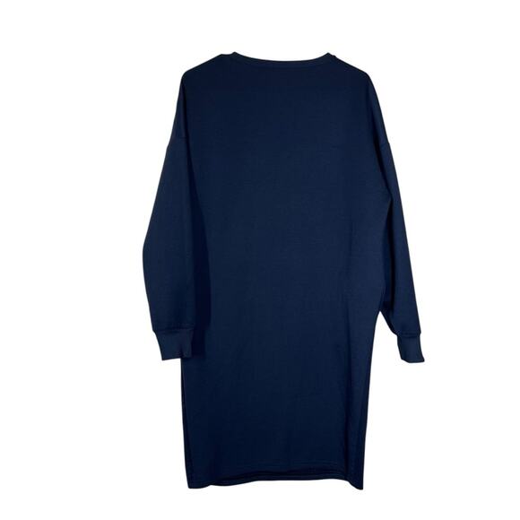 NWOT Game by Universal Standard Iris Spacer Sweatshirt Dress Size 2XS or US 6-8 - Picture 5 of 12